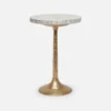 Made Goods New Arrivals Delancy Side Table Gold And Grey Eggshell