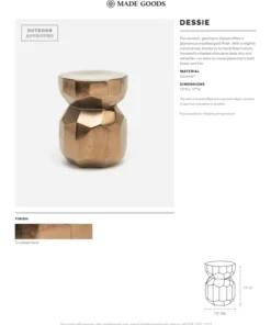 Made Goods New Arrivals Dessie Stool 7 Made Goods New Arrivals Dessie Stool
