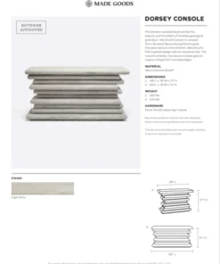 Made Goods Dorsey Console 48