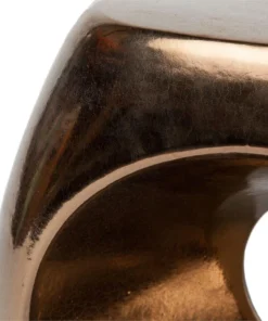 Made Goods Duffy Stool Crackled Gold New Arrivals