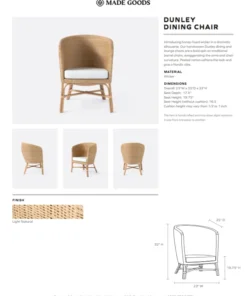 Made Goods Dunley Dining Chair 9 Made Goods Dunley Dining Chair