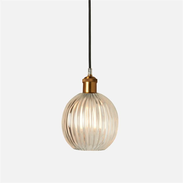 Made Goods Dax 1 Light Pendant Brass And Clear New Arrivals 1 Made Goods Dax 1 Light Pendant Brass And Clear New Arrivals