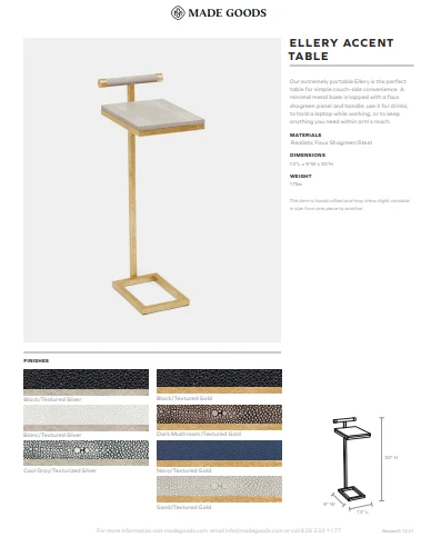 Made Goods Ellery Accent Table Sand And Gold New Arrivals 3 Made Goods Ellery Accent Table Sand And Gold New Arrivals