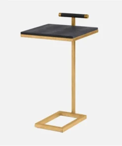 Made Goods Ellery Laptop Table Black And Gold