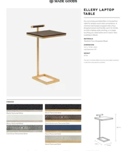 Made Goods Ellery Laptop Table Black And Silver 13 Made Goods Ellery Laptop Table Black And Silver