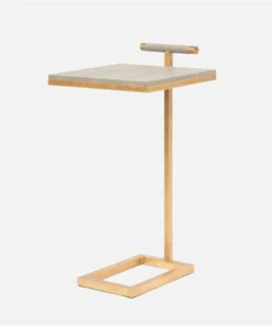 Made Goods Ellery Laptop Table Sand And Brass