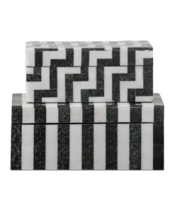 Made Goods Escher Box Set Black And White Marble New Arrivals