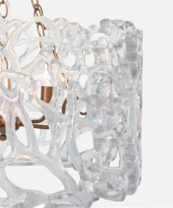 Made Goods Finnegan Chandelier Clear And Gold