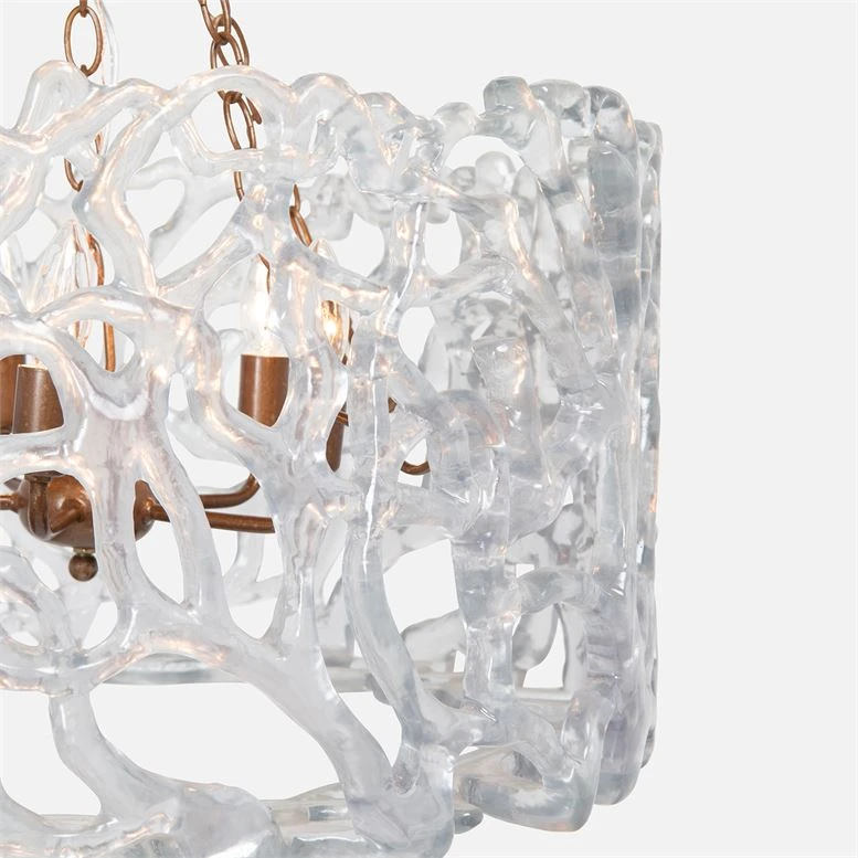 Made Goods Finnegan Chandelier Clear And Gold 2 Made Goods Finnegan Chandelier Clear And Gold