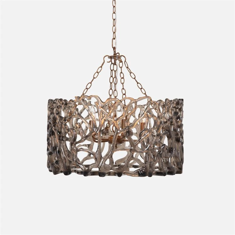 Made Goods Finnegan Chandelier Smoke And Gold New Arrivals 1 Made Goods Finnegan Chandelier Smoke And Gold New Arrivals
