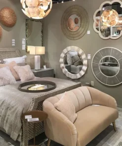 Made Goods Fiona Mirror Natural Bone