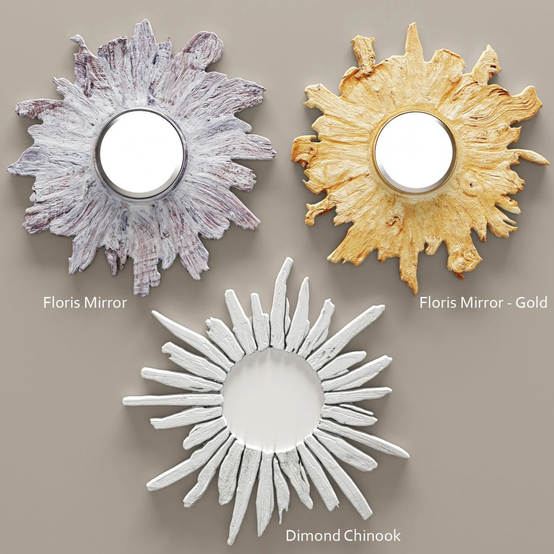 Made Goods New Arrivals Floris Wall Mirror Gold 2 Made Goods New Arrivals Floris Wall Mirror Gold