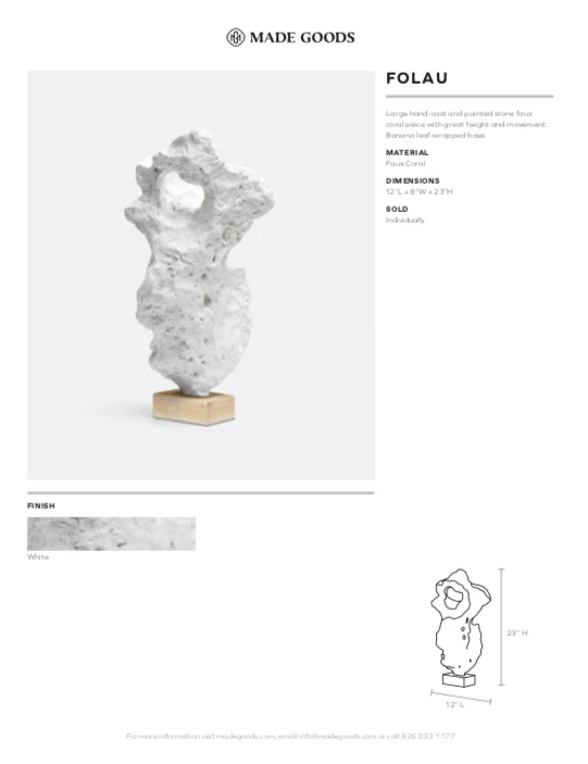 Made Goods Folau Object White Coral New Arrivals 5 Made Goods Folau Object White Coral New Arrivals