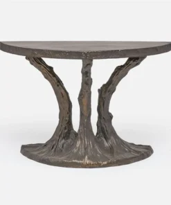 Made Goods Greta Console Antique Bronze Resin New Arrivals