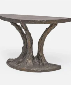 Made Goods Greta Console Antique Bronze Resin New Arrivals