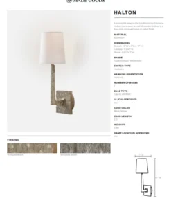 Made Goods Halton Sconce Brass New Arrivals 5 Made Goods Halton Sconce Brass New Arrivals