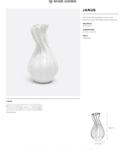 Made Goods Janus Vase 12 Made Goods Janus Vase