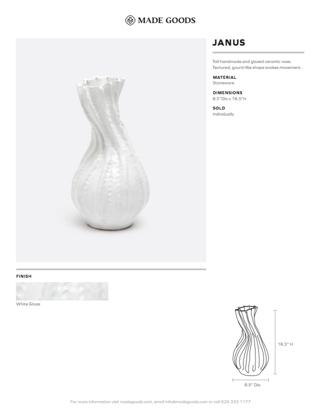 Made Goods Janus Vase 6 Made Goods Janus Vase