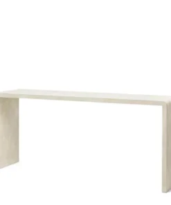 Made Goods Harlow 72" Console Ivory Faux Shagreen New Arrivals