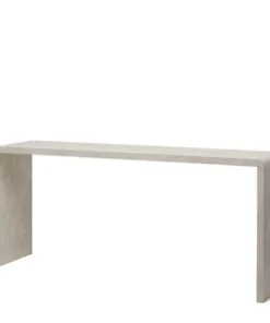 Made Goods Harlow 72" Console Sand Faux Shagreen