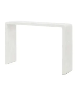 Made Goods New Arrivals Harlow Narrow Console Blanc