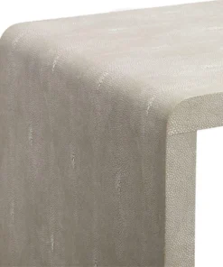 Made Goods New Arrivals Harlow Narrow Console Sand Faux Shagreen 7 Made Goods New Arrivals Harlow Narrow Console Sand Faux Shagreen