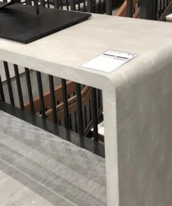 Made Goods New Arrivals Harlow Narrow Console Sand Faux Shagreen