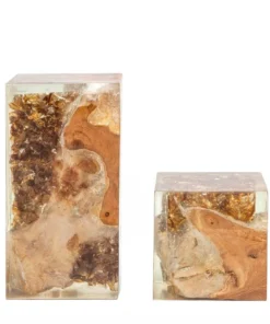 Made Goods New Arrivals Hazlett Object Amber Small Set Of Two