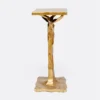 Made Goods Hector Drinks Table Aged Brass Iron