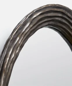 Made Goods New Arrivals Hetty Oval Mirror Rustic Bronze Resin 5 Made Goods New Arrivals Hetty Oval Mirror Rustic Bronze Resin