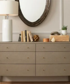 Made Goods New Arrivals Hetty Oval Mirror Rustic Bronze Resin