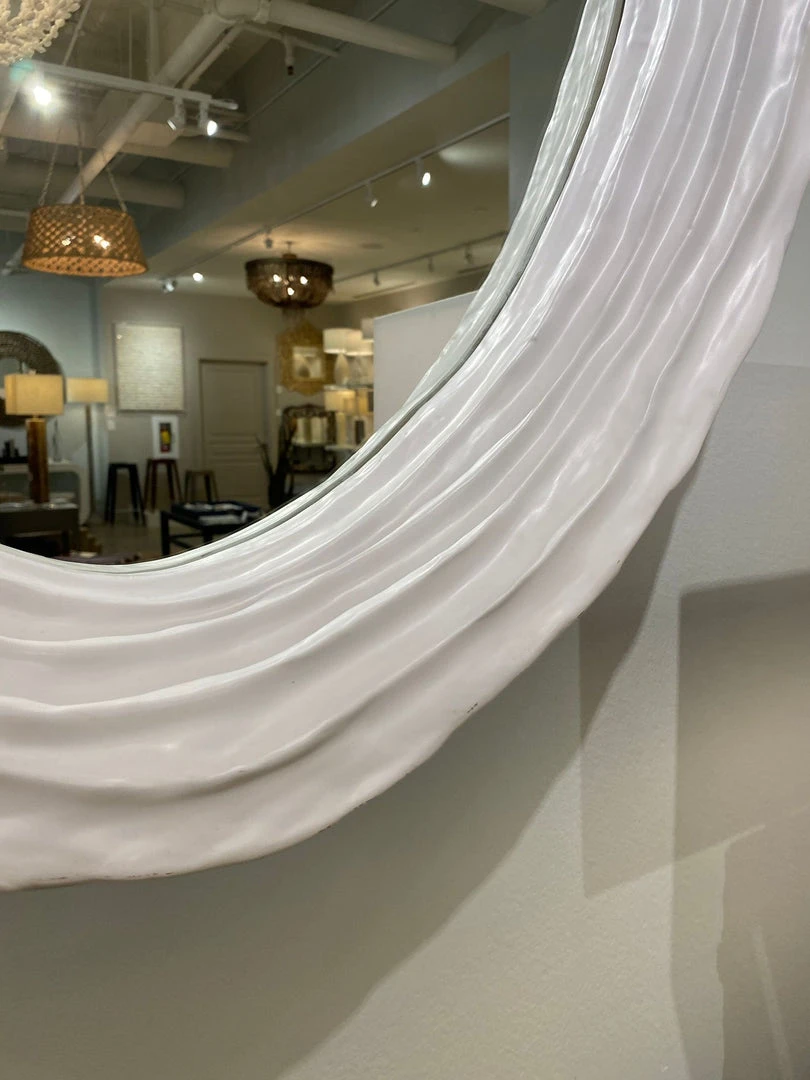 Made Goods New Arrivals Hetty Oval Mirror Flat White Resin 6 Made Goods New Arrivals Hetty Oval Mirror Flat White Resin