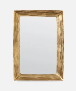 Made Goods New Arrivals Hetty Rectangular Mirror Antique Gold
