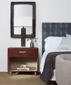 Made Goods New Arrivals Hetty Rectangular Mirror Rustic Bronze