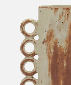 Made Goods New Arrivals Hollie Vase Rustic White Stoneware