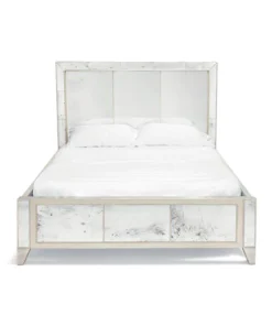 Made Goods Mia Bed Palladian Silver Oak