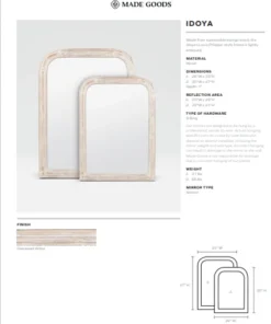 Made Goods New Arrivals Idoya Mirror Large