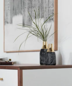 Made Goods Isabis Vase Large Black Marble 9 Made Goods Isabis Vase Large Black Marble