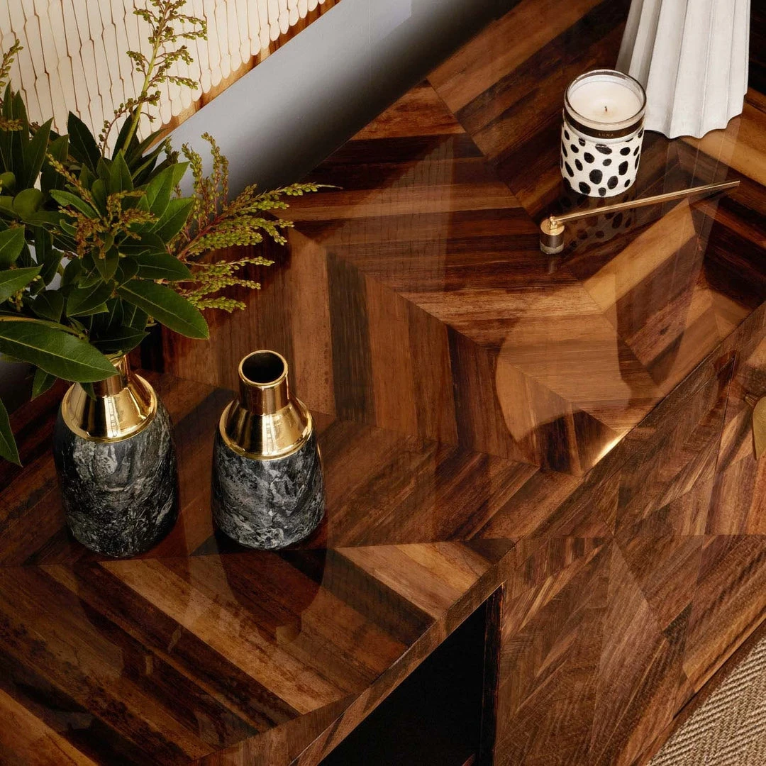 Made Goods Isabis Vase Large Black Marble 5 Made Goods Isabis Vase Large Black Marble