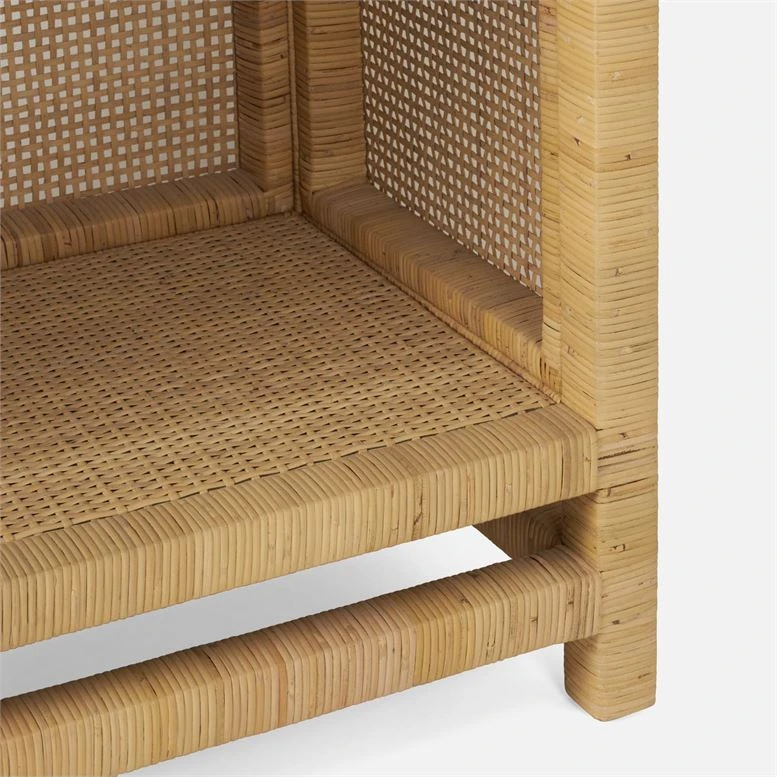 Made Goods New Arrivals Isla Bookcase Peeled Natural Rattan 4 Made Goods New Arrivals Isla Bookcase Peeled Natural Rattan