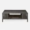 Made Goods Isla Coffee Table Smoke Rattan