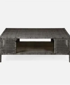 Made Goods Isla Coffee Table Smoke Rattan