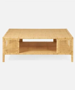 Made Goods New Arrivals Isla Coffee Table Natural Rattan