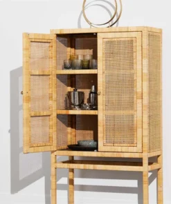 Made Goods New Arrivals Isla Standing Cabinet Natural