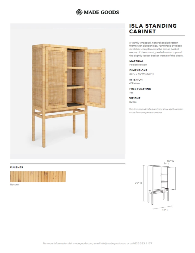 Made Goods Isla Standing Cabinet French Gray Peeled Rattan 2 Made Goods Isla Standing Cabinet French Gray Peeled Rattan
