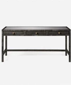 Made Goods Isla 3 Drawer Desk Smoke Peeled Rattan New Arrivals