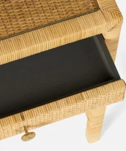 Made Goods Isla 3 Drawer Desk Natural Peeled Rattan 11 Made Goods Isla 3 Drawer Desk Natural Peeled Rattan