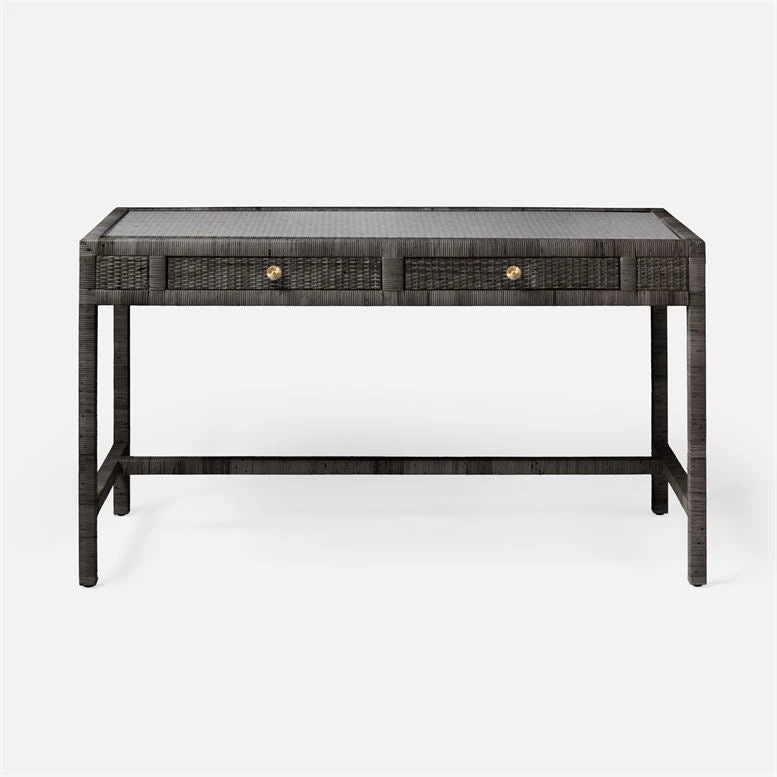 Made Goods Isla 2 Drawer Desk Smoke Peeled Rattan 1 Made Goods Isla 2 Drawer Desk Smoke Peeled Rattan
