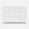 Made Goods Isla Dresser White Rattan 48" New Arrivals