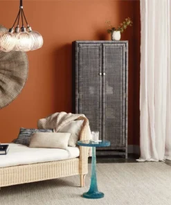 Made Goods Isla Cabinet Smoke Peeled Rattan New Arrivals